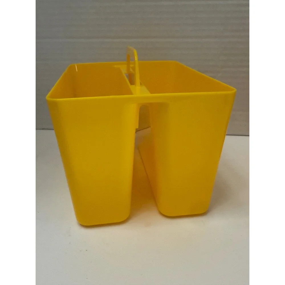 Crayola Art Storage Caddy and 2-Pack Tumbler Set Yellow Rainbow Lot Set